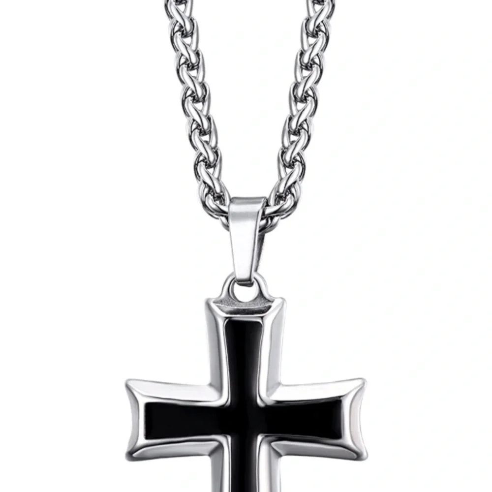 Men's Stainless Steel Cross Necklace